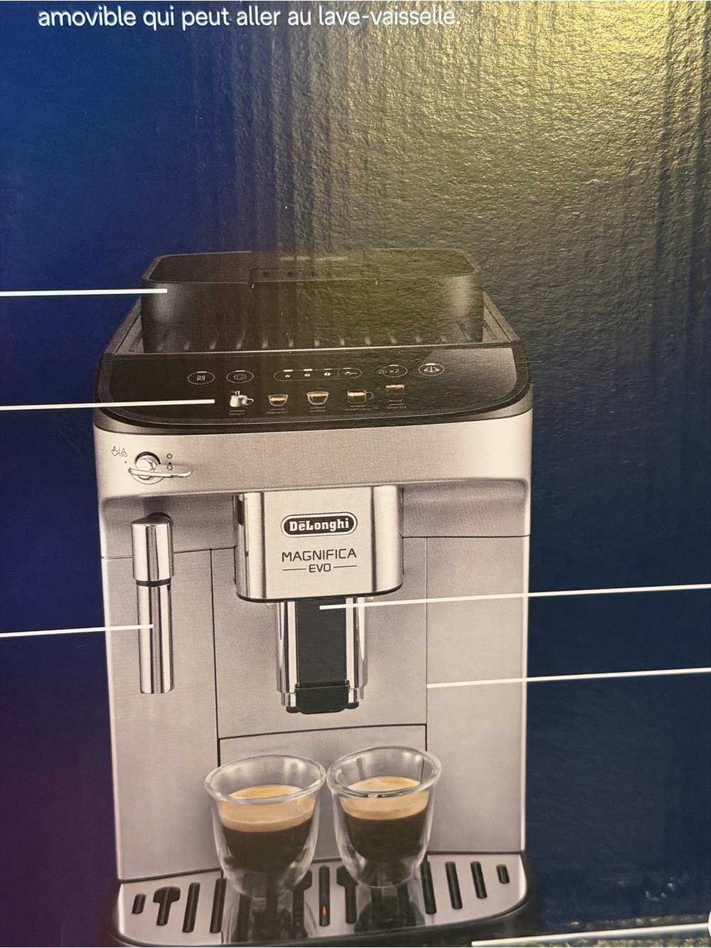 DeLonghi Magnifica Evo Espresso Machine - Silver